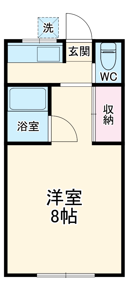 ミドリ荘の間取り