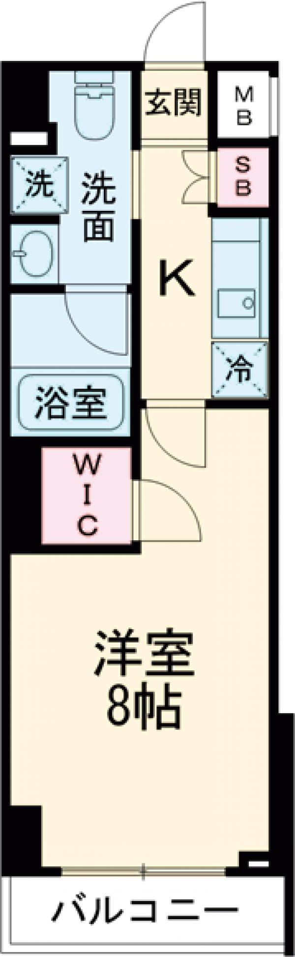 ルクレ高円寺アジールコートの間取り