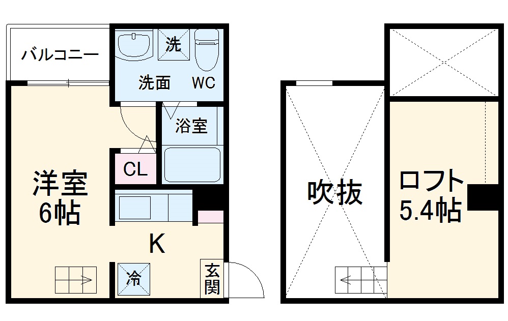 スワンコートの間取り