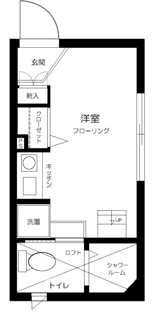 北新宿の完工年月(2015年3月)築の賃貸アパートの間取り