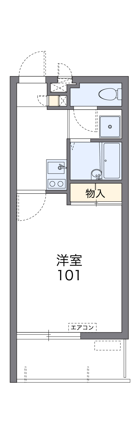 レオパレス和の間取り