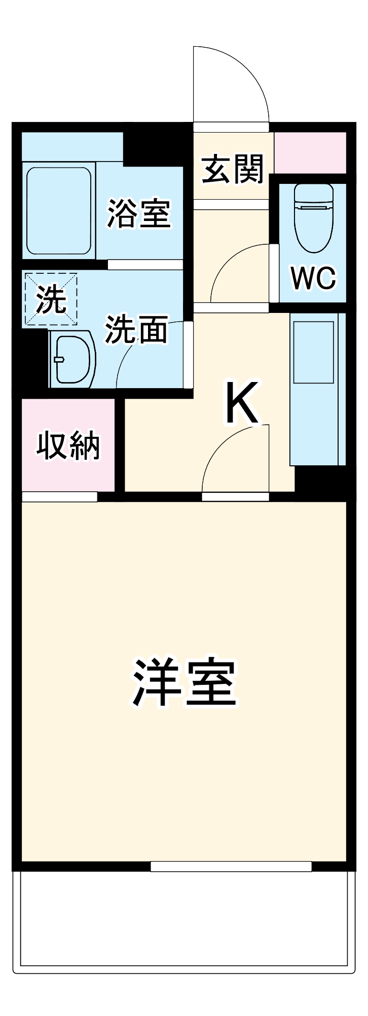 レオネクストカロータの間取り