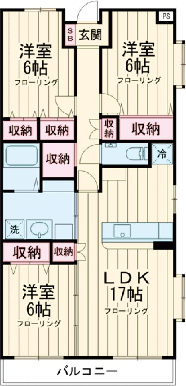 ターンドールの間取り