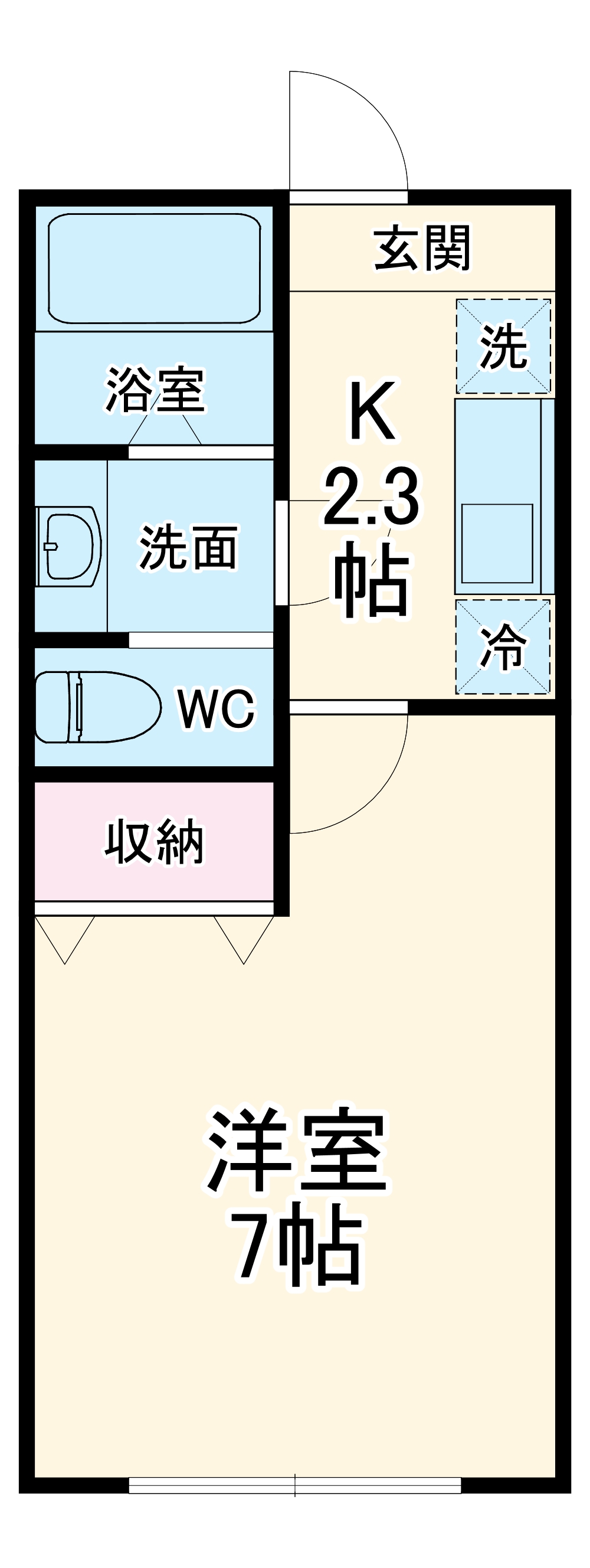 クイーンコンシェルの間取り