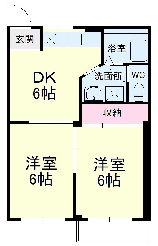 ドミールⅡの間取り
