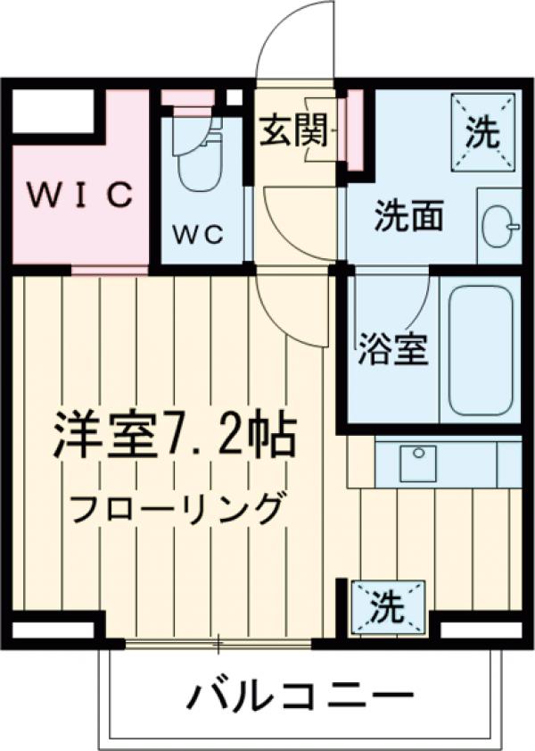 ル・リオン府中駅前の間取り