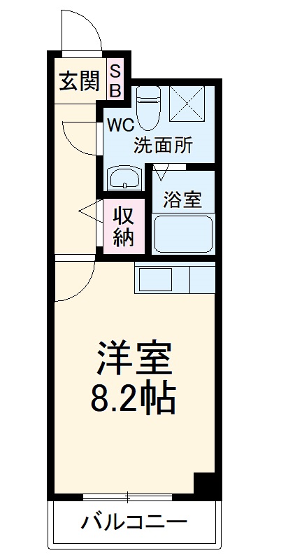 プラスコート西豊川の間取り