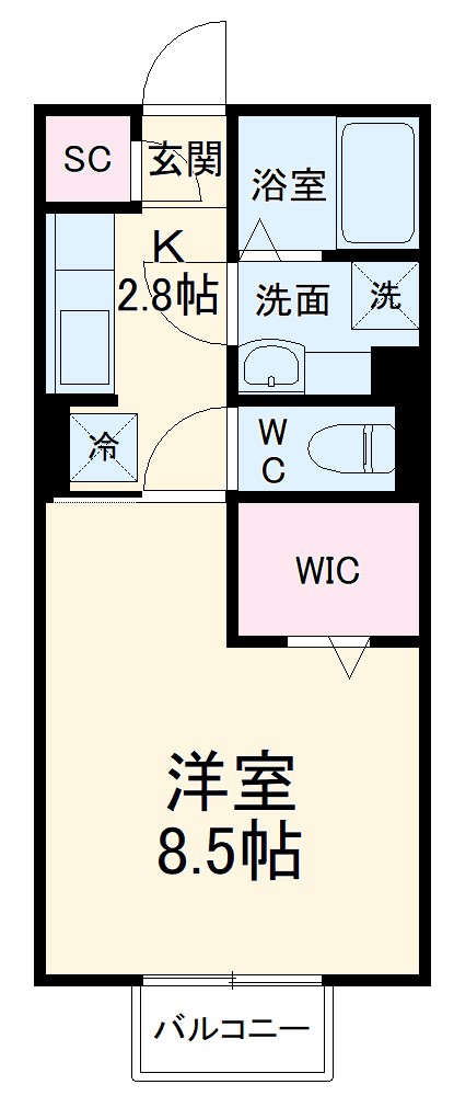 ガーデニアの間取り