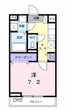 ココ アムールの間取り