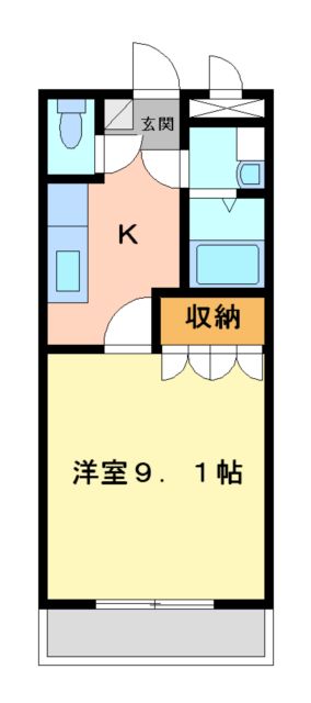 サニーヒルズ Mの間取り