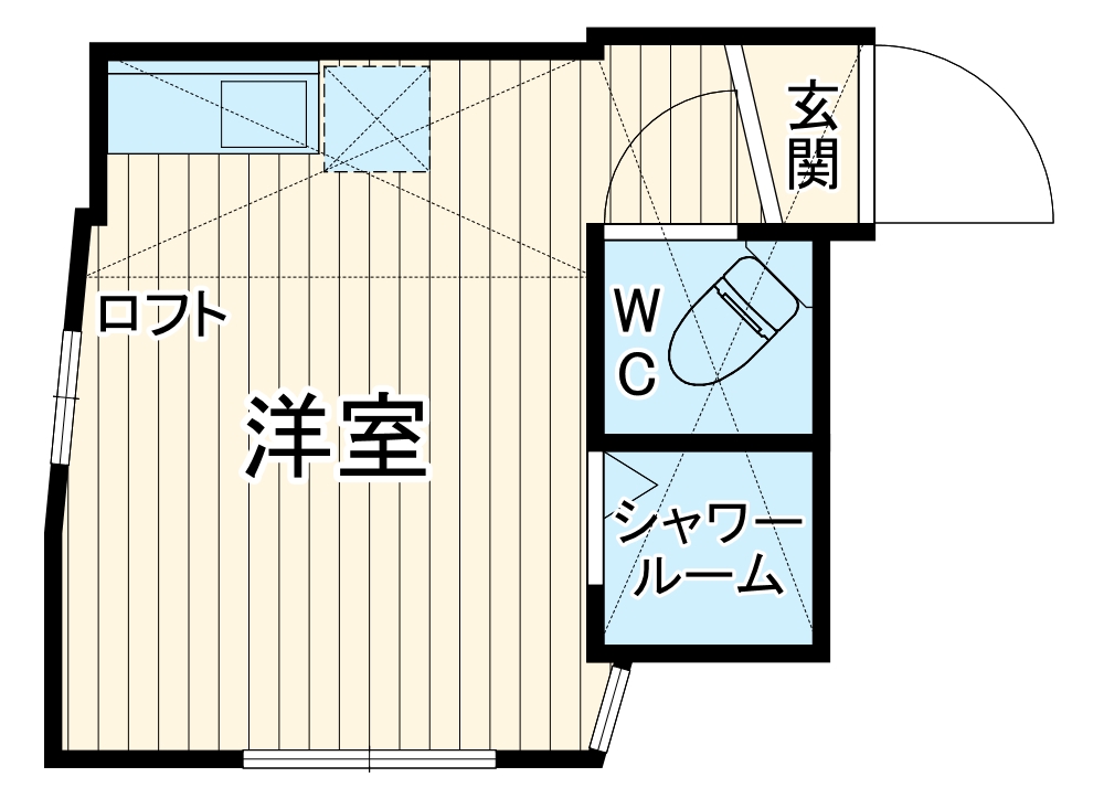 ユナイト江川ガルーダの杜の間取り