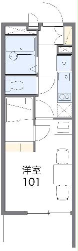 レオパレスHALの間取り