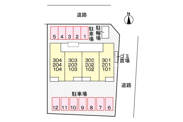 2/8 駐車場