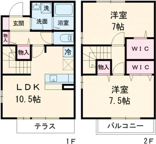 ラヴィアンローズの間取り