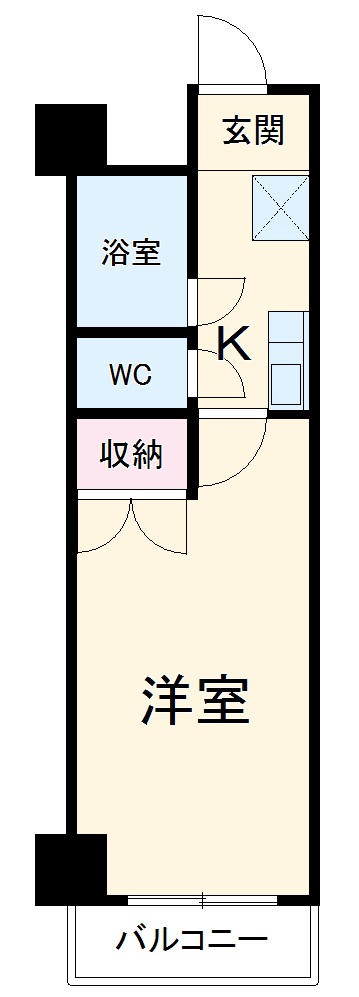 アイレック西の割の間取り