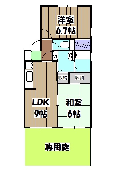 B・ベルヴィルの間取り