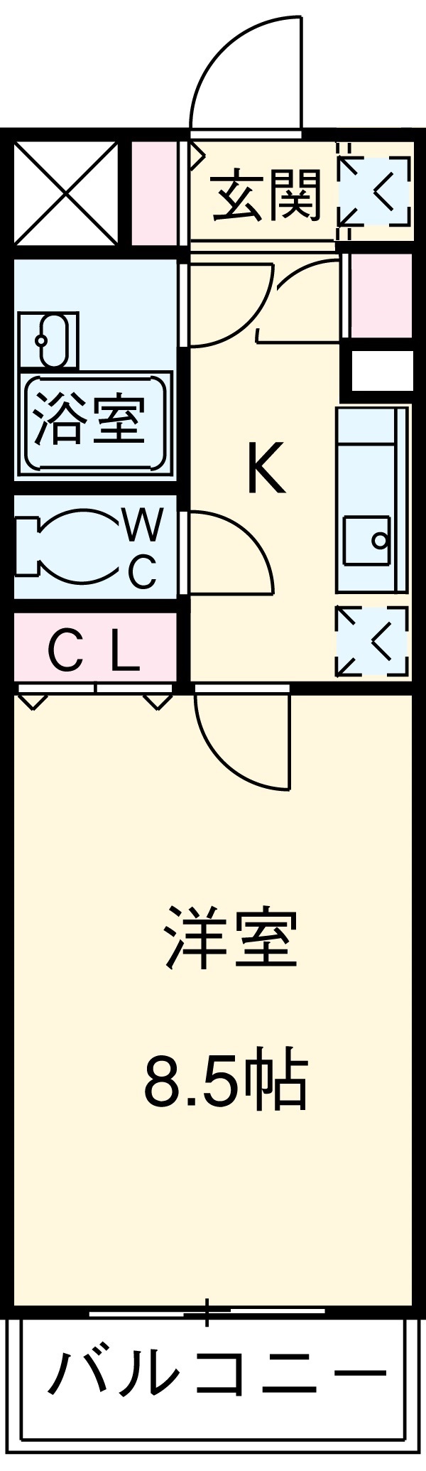 Leggero 2の間取り