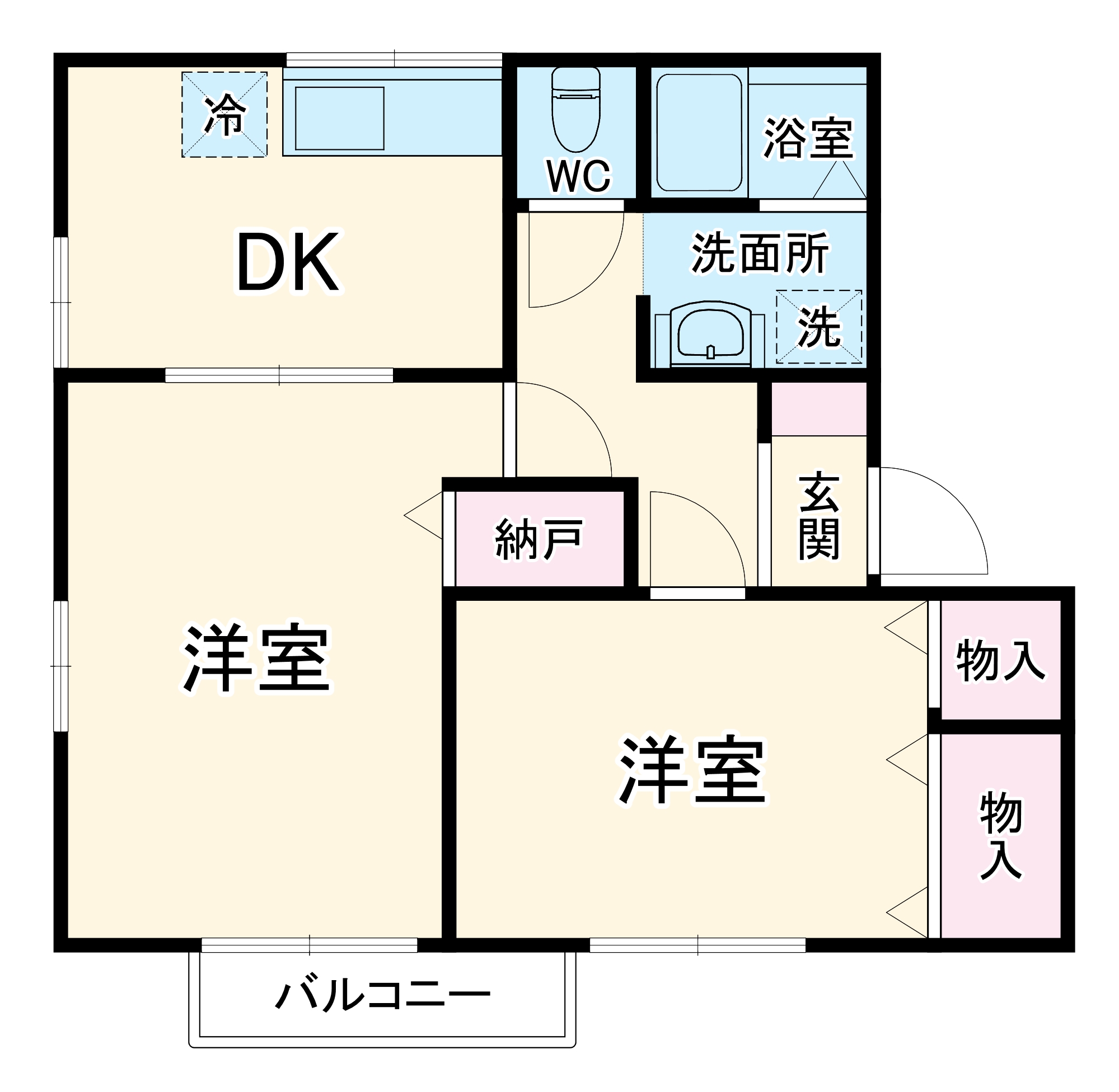 ブリリアントハイツの間取り