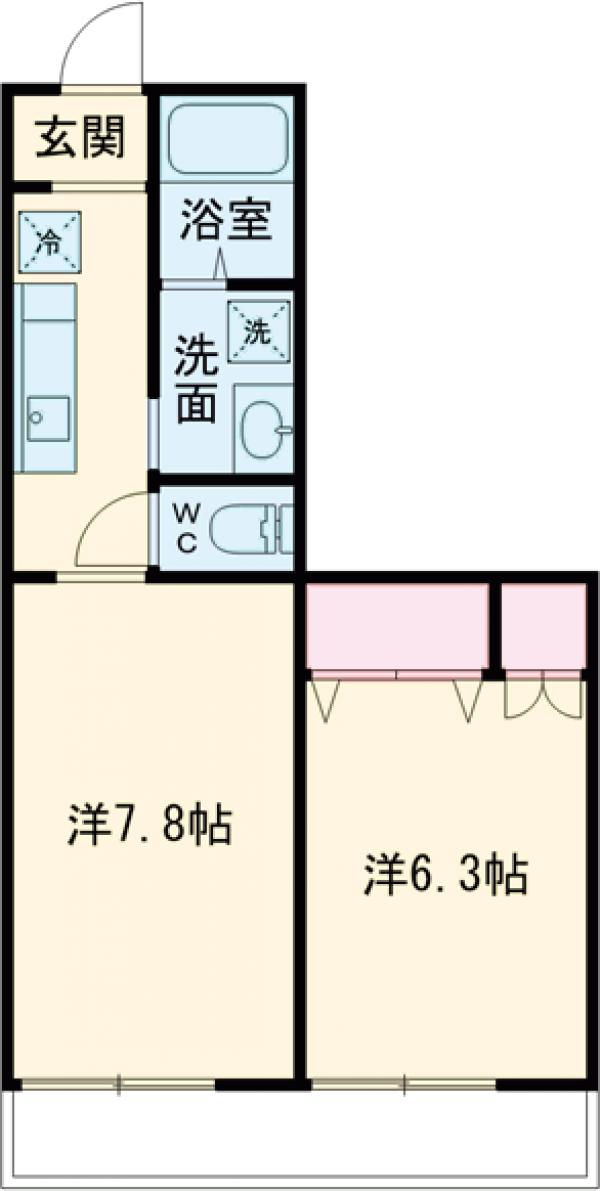 アリビオ松庵の間取り