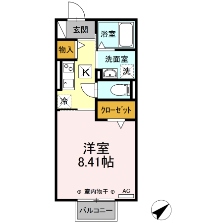 D-roomYHの間取り