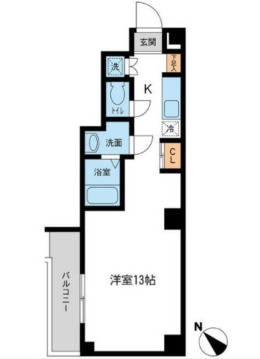 JMFレジデンス新横浜の間取り