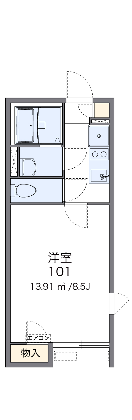 レオネクスト片平の間取り