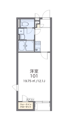 レオネクストシティーパレス2の間取り