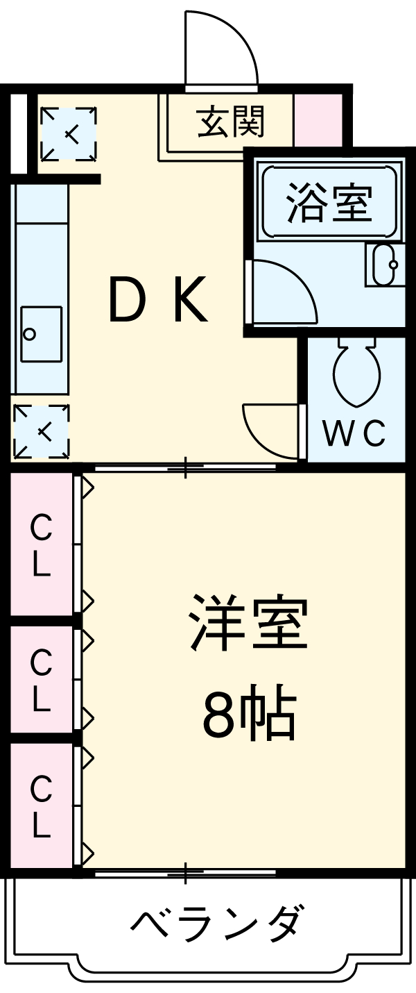 エマージュShigeⅡの間取り