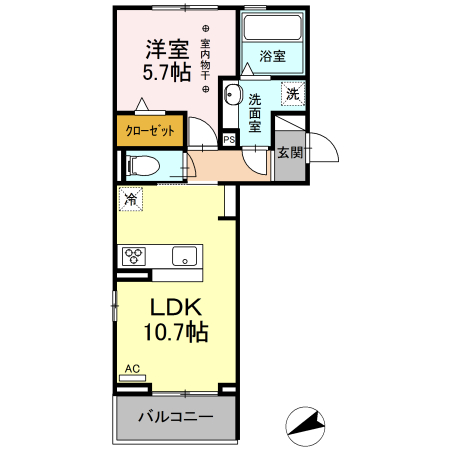 Via フォレスタ Ⅰの間取り