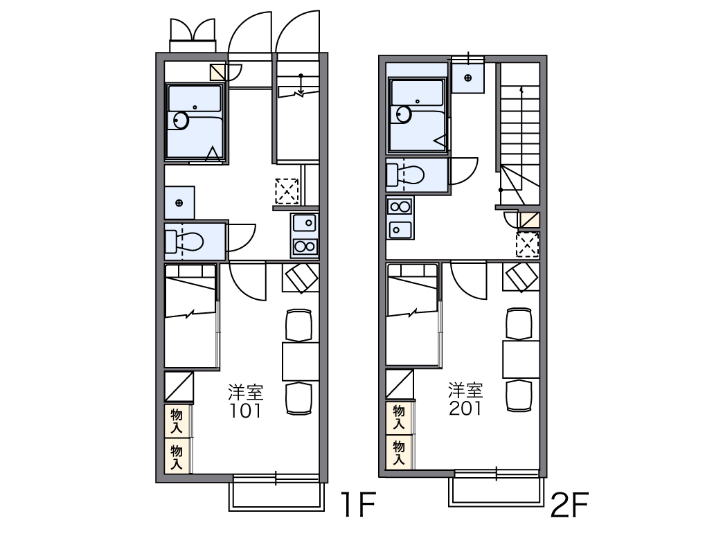 レオパレスクプクプの間取り