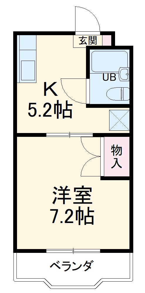 馬込川マンションの間取り