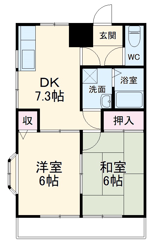 ベル牛久保の間取り