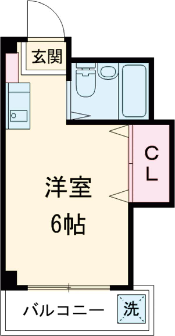 ベルナール栗山の間取り
