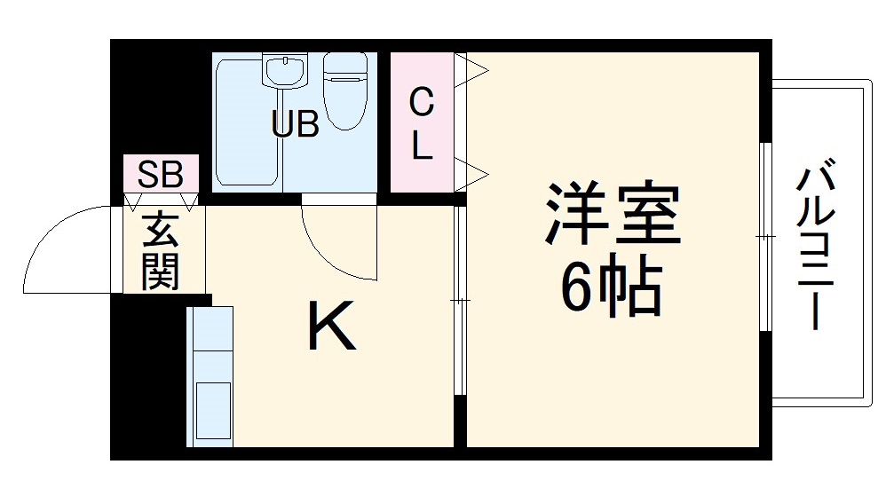 メゾン豊中パート１６の間取り