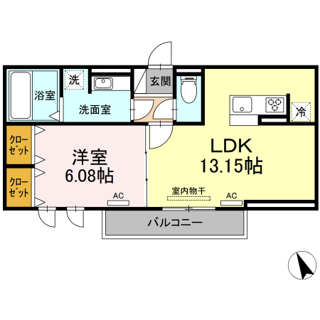 グランディール緑丘の間取り