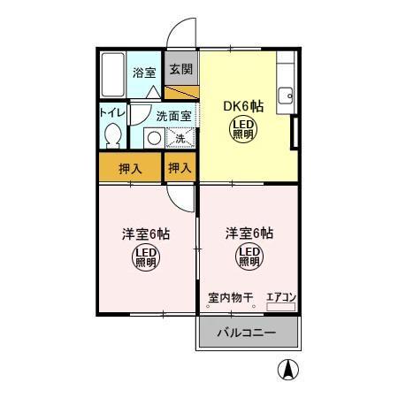 パストラルの間取り