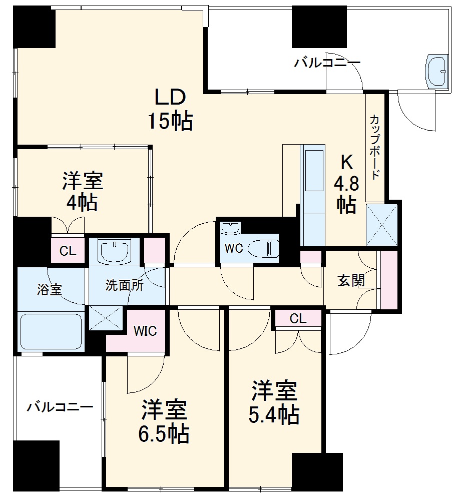 ネクサス西新二丁目 302号室の賃貸物件詳細情報 福岡県福岡市早良区西新２丁目1 33 西新駅 マンション 賃貸ならハウスコム