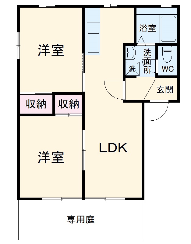 ソレイユ小池Ⅰの間取り