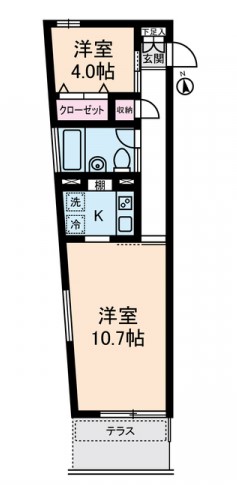 トリニティコートの間取り
