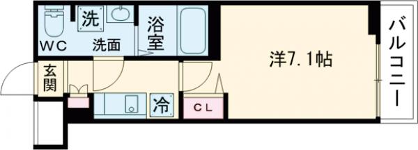エスタート亀有の間取り