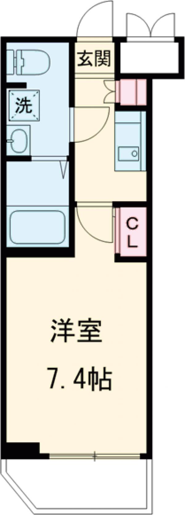 エスタート亀有の間取り