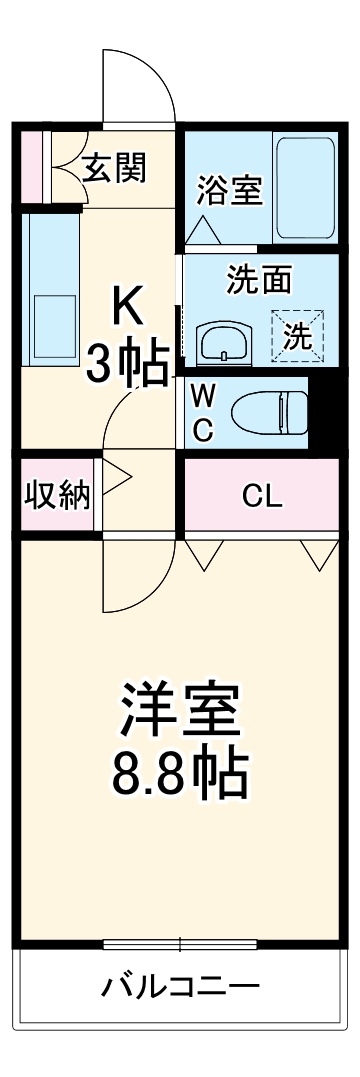 フロンティアの間取り