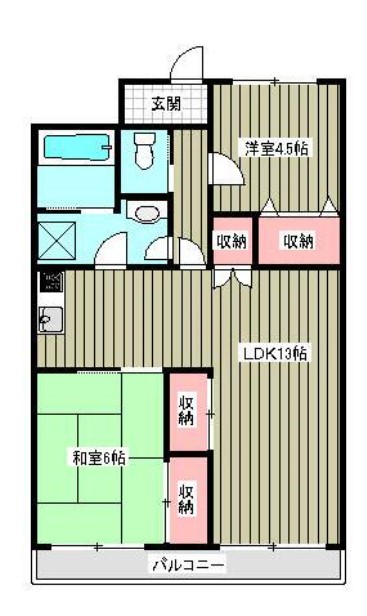 パストラルベルフラワーの間取り
