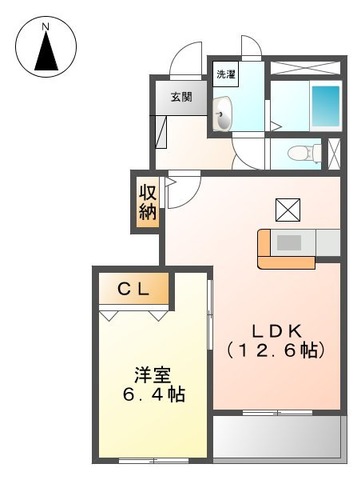 コーポ加藤Ⅱの間取り