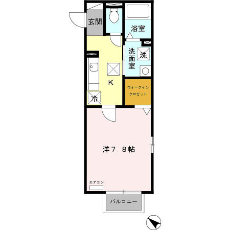 エルミタージュ IIの間取り