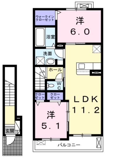 リメインαの間取り
