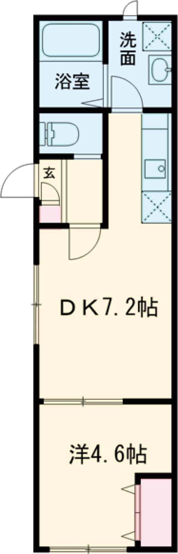 ウェルスクエア自由が丘WESTの間取り