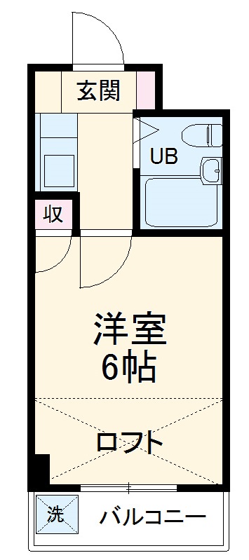 ヴィラ登戸新町の間取り