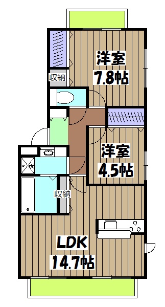 さくらテラスの間取り