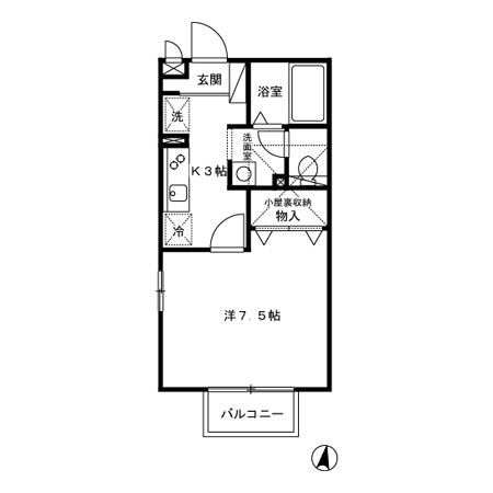 メゾン・フレッサの間取り